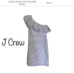 J Jill One shoulder dress. Size 2